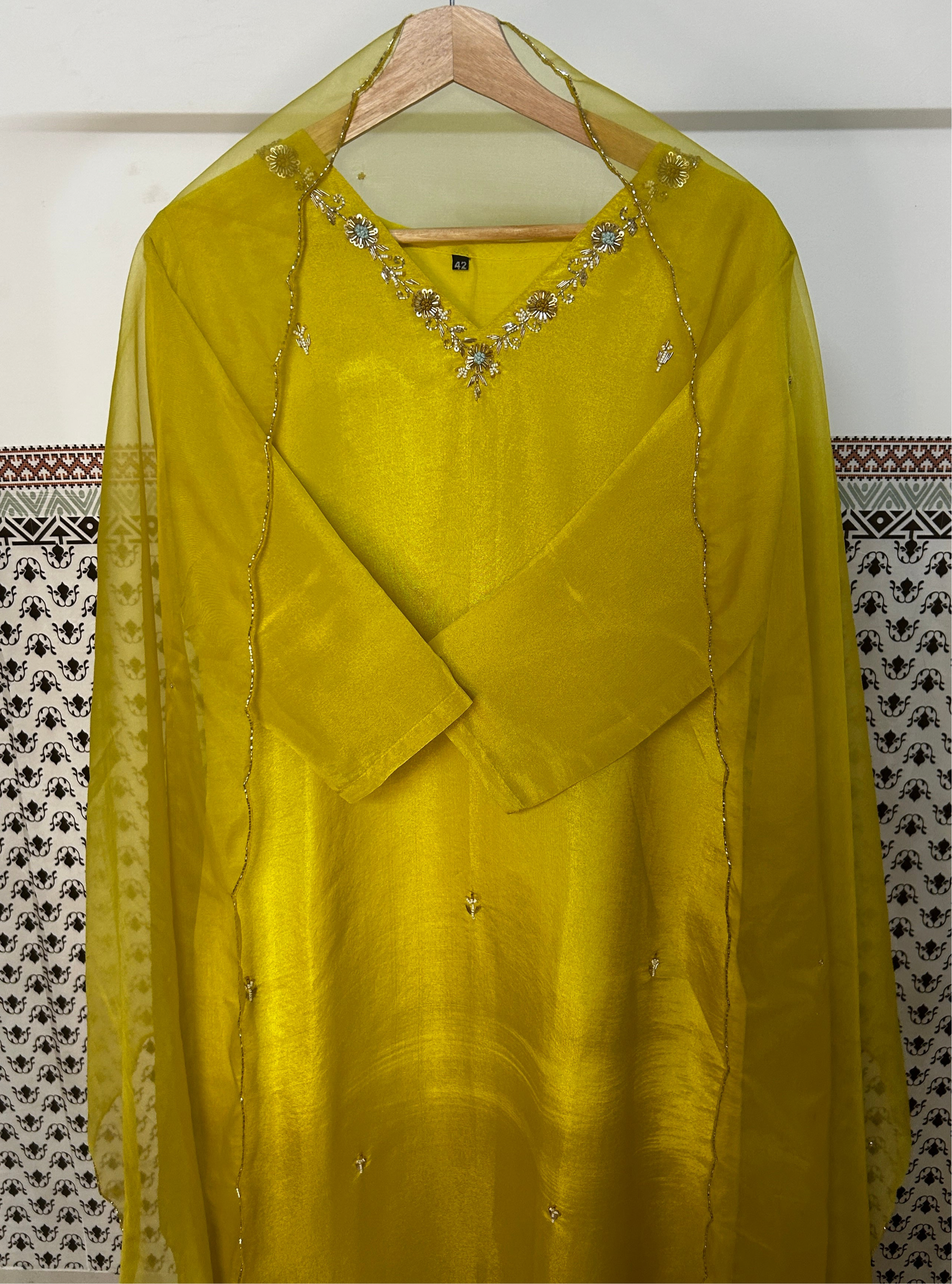 Shimmer Silk 3 Piece Suit