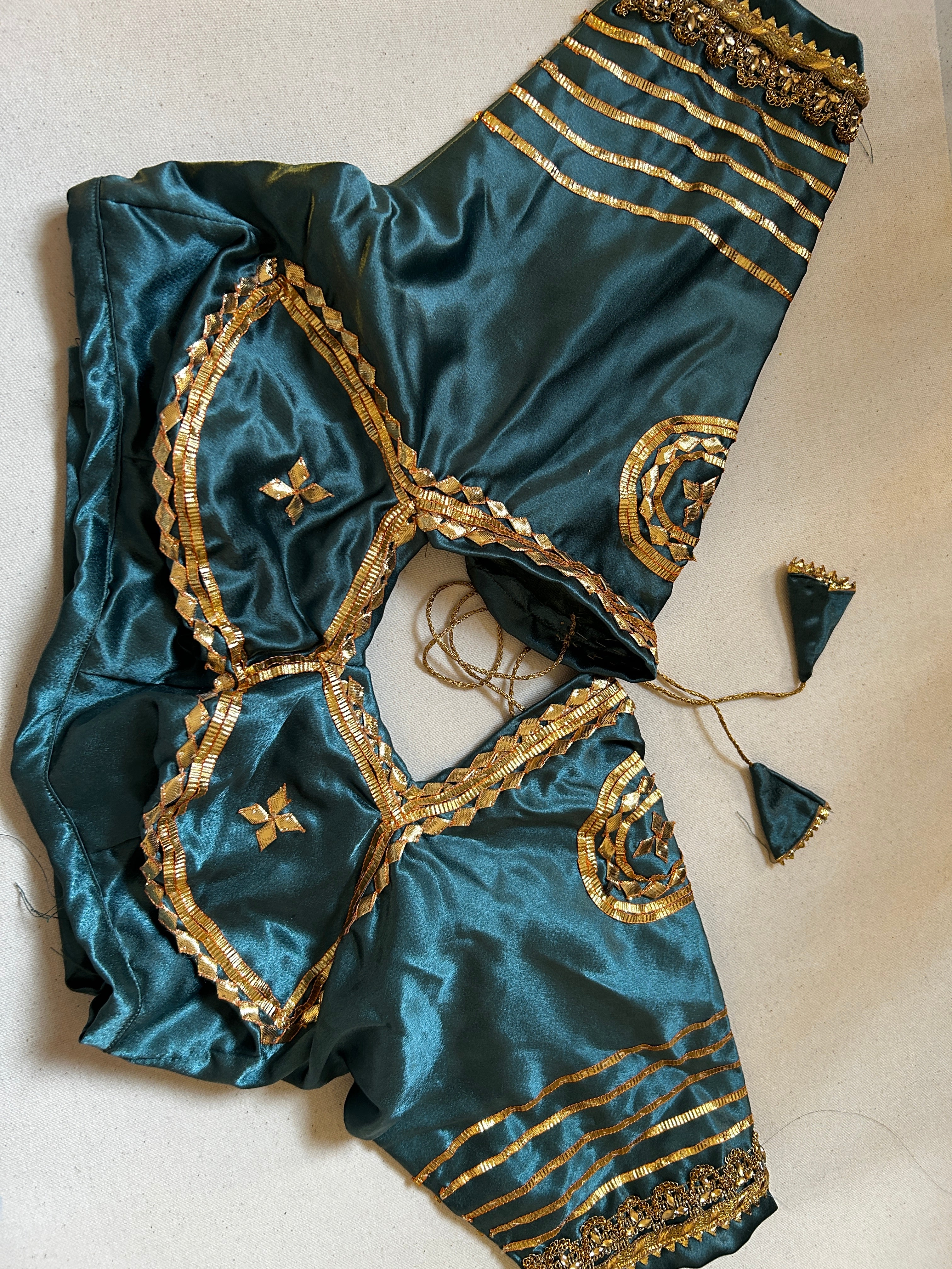 Angi Blouse Rama Blue Green Color