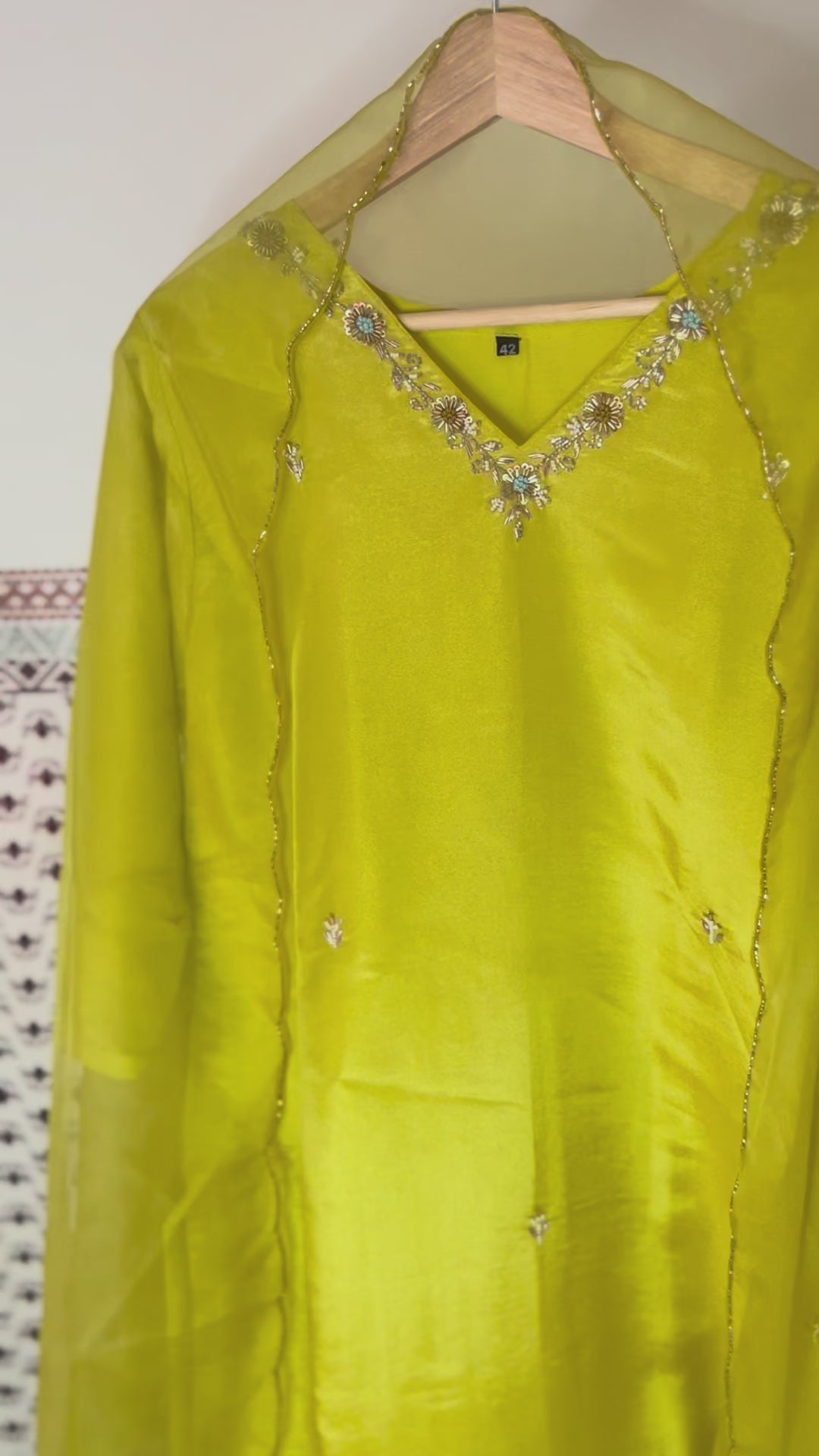 Shimmer Silk 3 Piece Suit