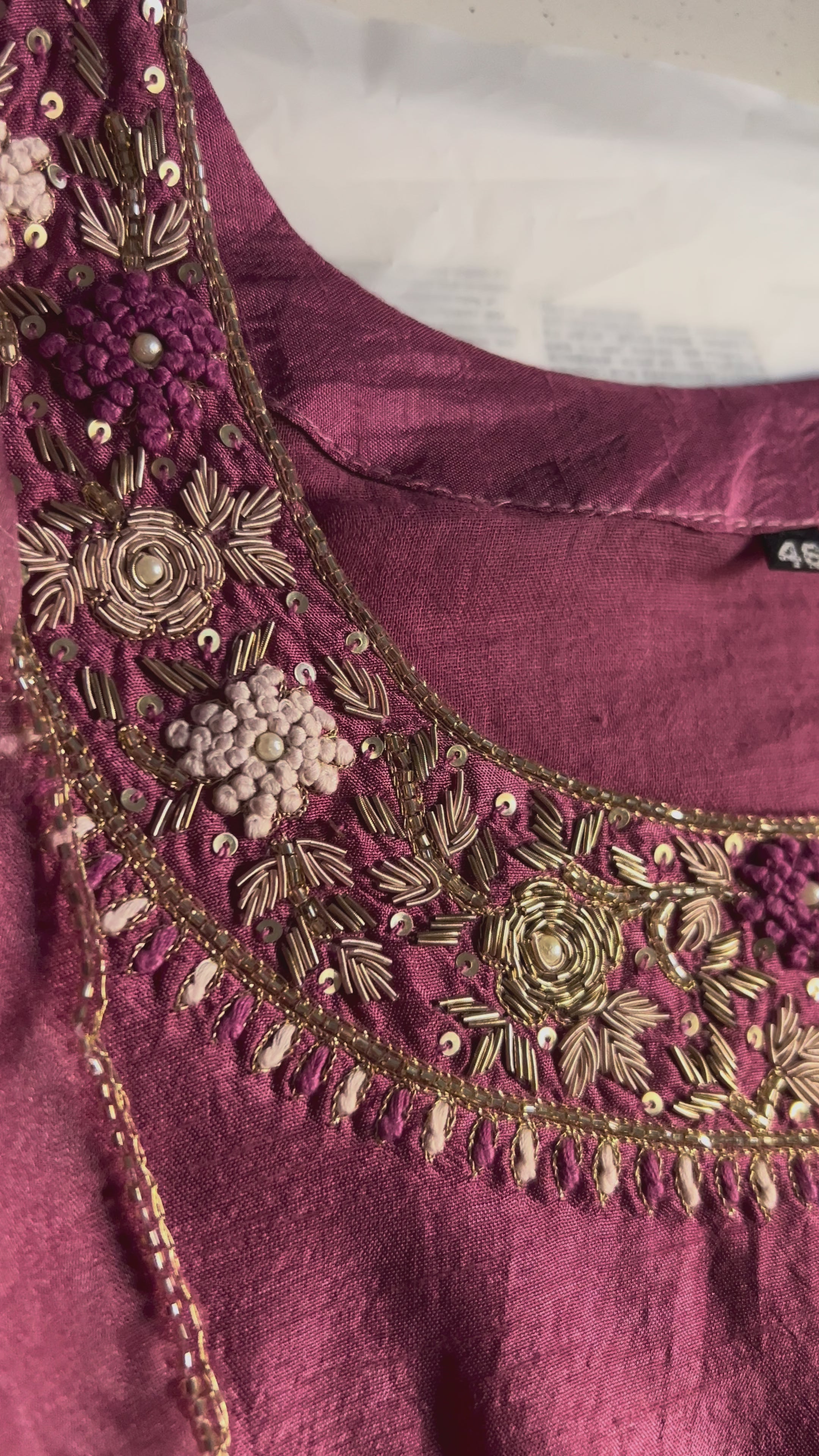 Onion Pink Dola Silk 3 Piece Suit