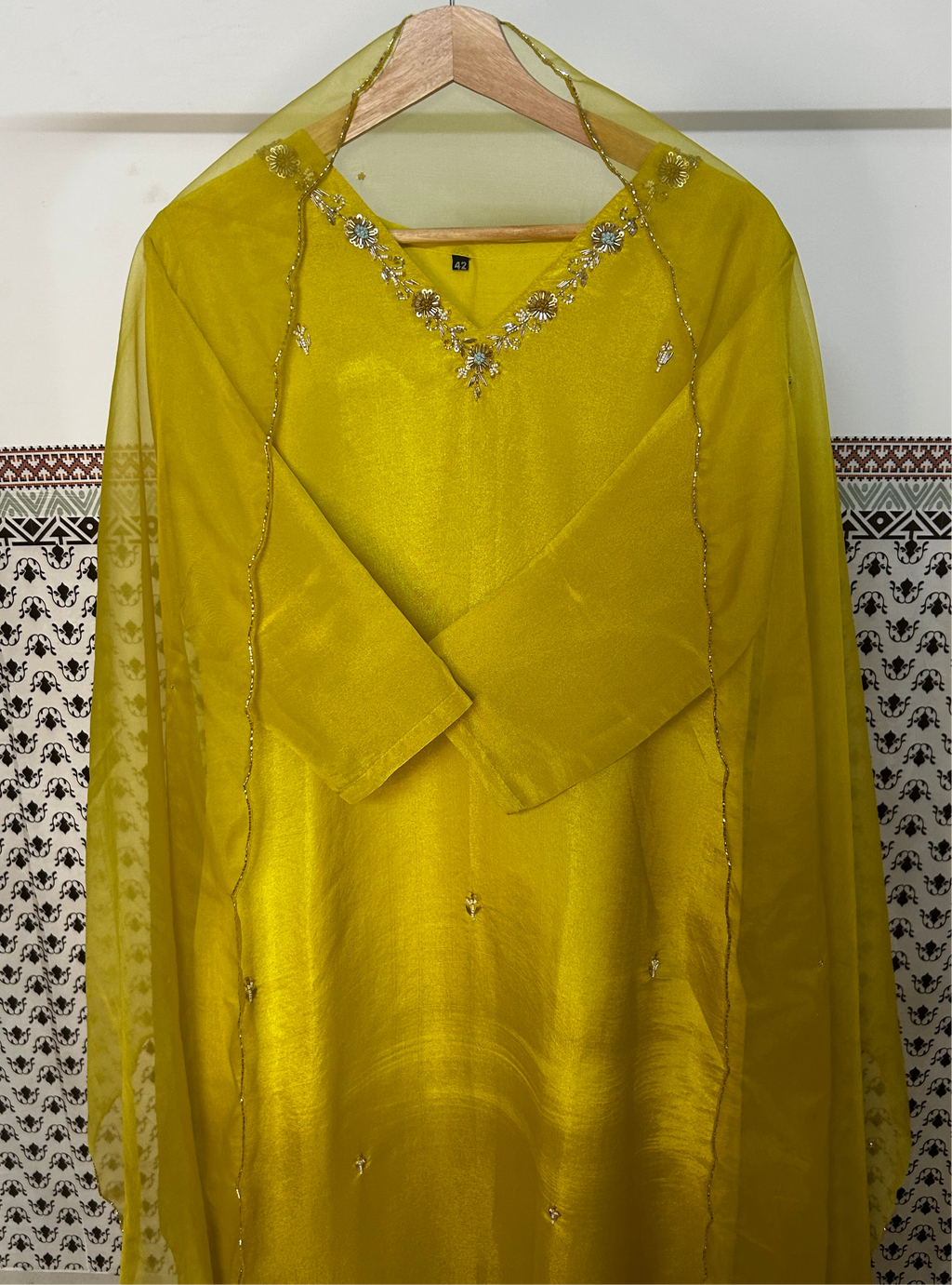 Shimmer Silk 3 Piece Suit
