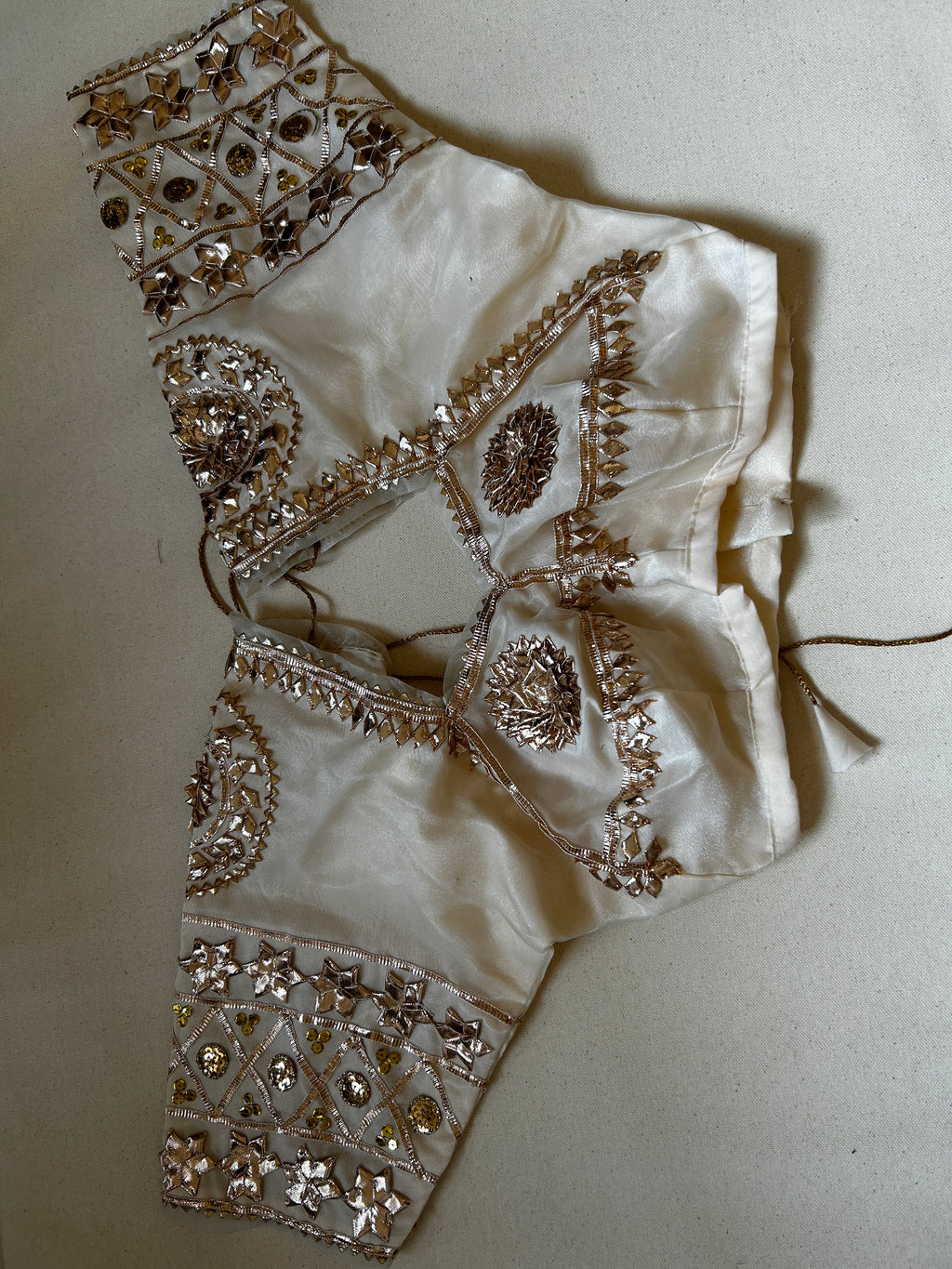 Organza Angi Blouse Handmade Gotta Patti Work